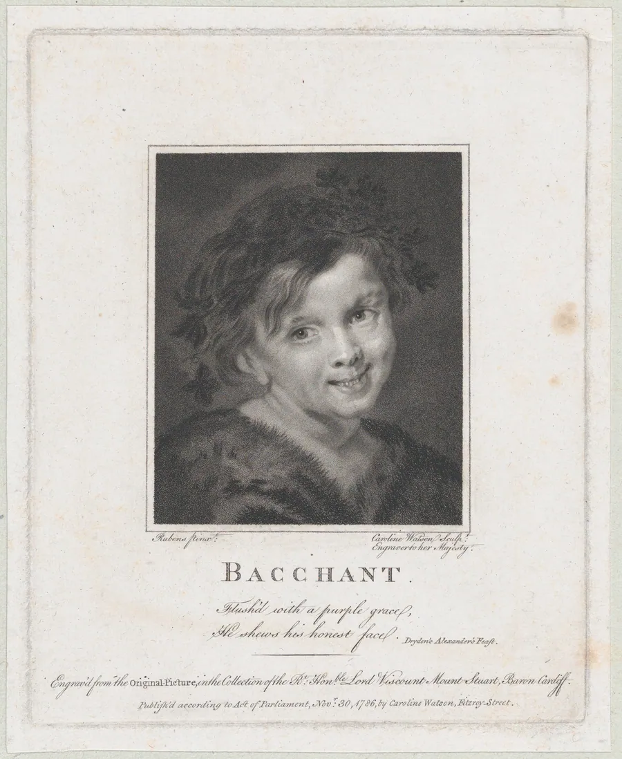Young Bacchus by Caroline Watson
