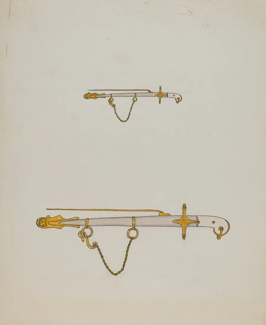 Sword Pin by Ellen Duncan