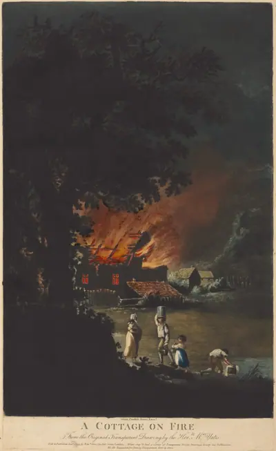 A Cottage on Fire