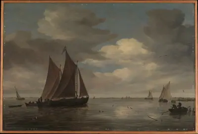 Fishing Boats on a River