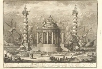The Prima Macchina for the Chinea of 1760: The Temple of Neptune