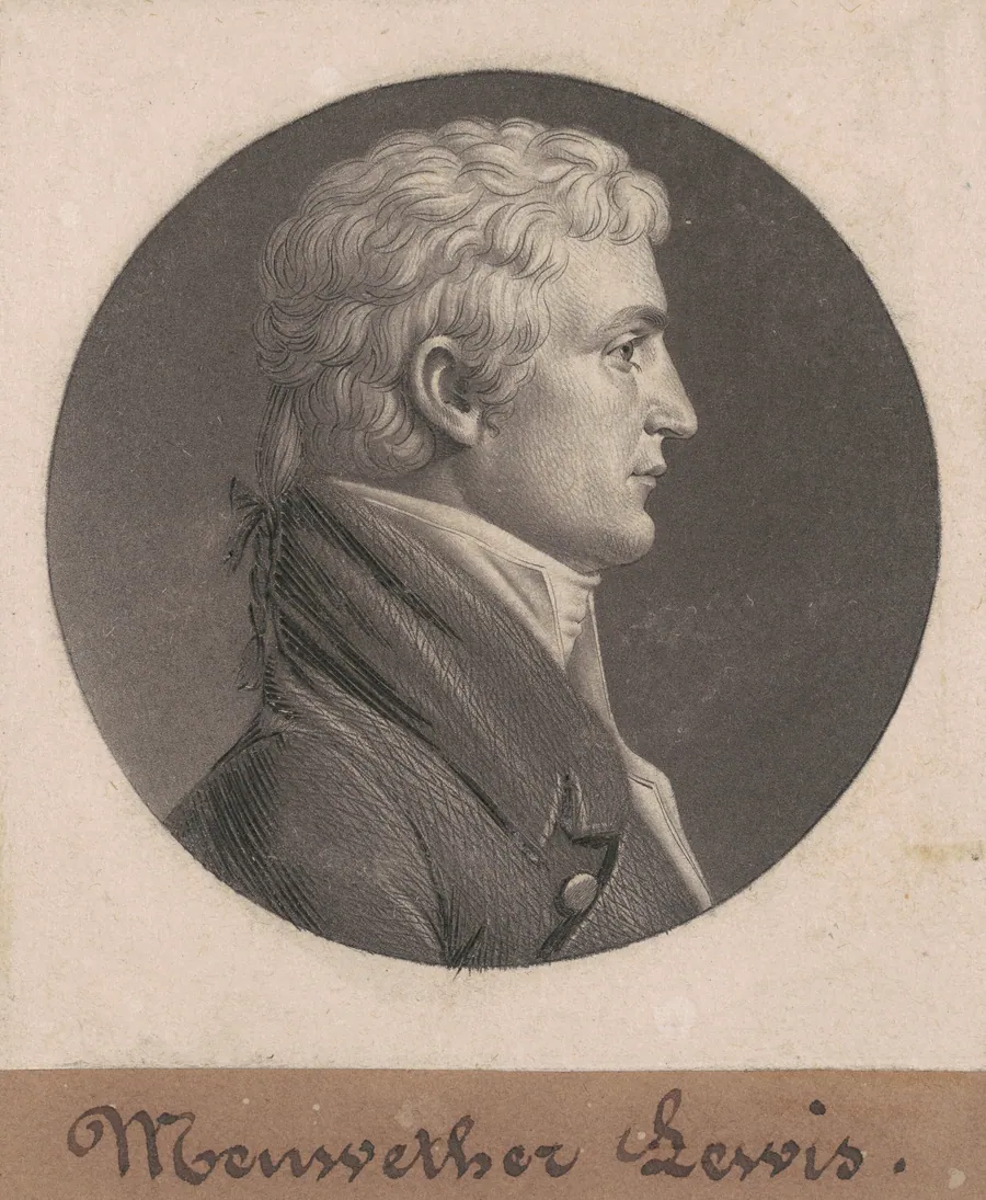Meriwether Lewis by Charles B. J. Févret de Saint-Mémin