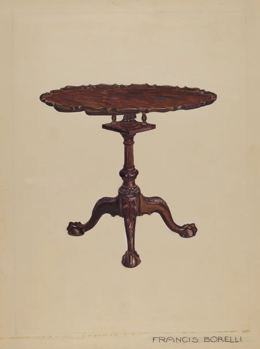 Tilt-top Table by Francis Borelli