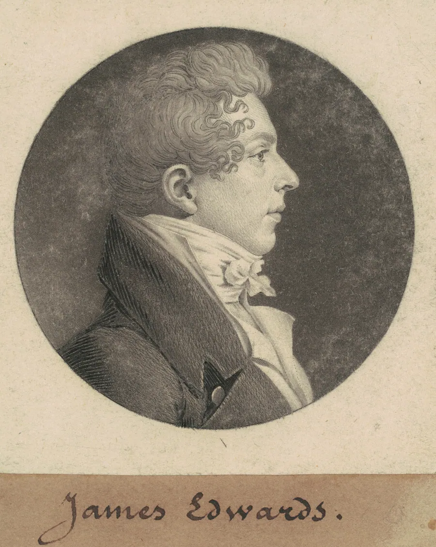 James Edwards by Charles B. J. Févret de Saint-Mémin