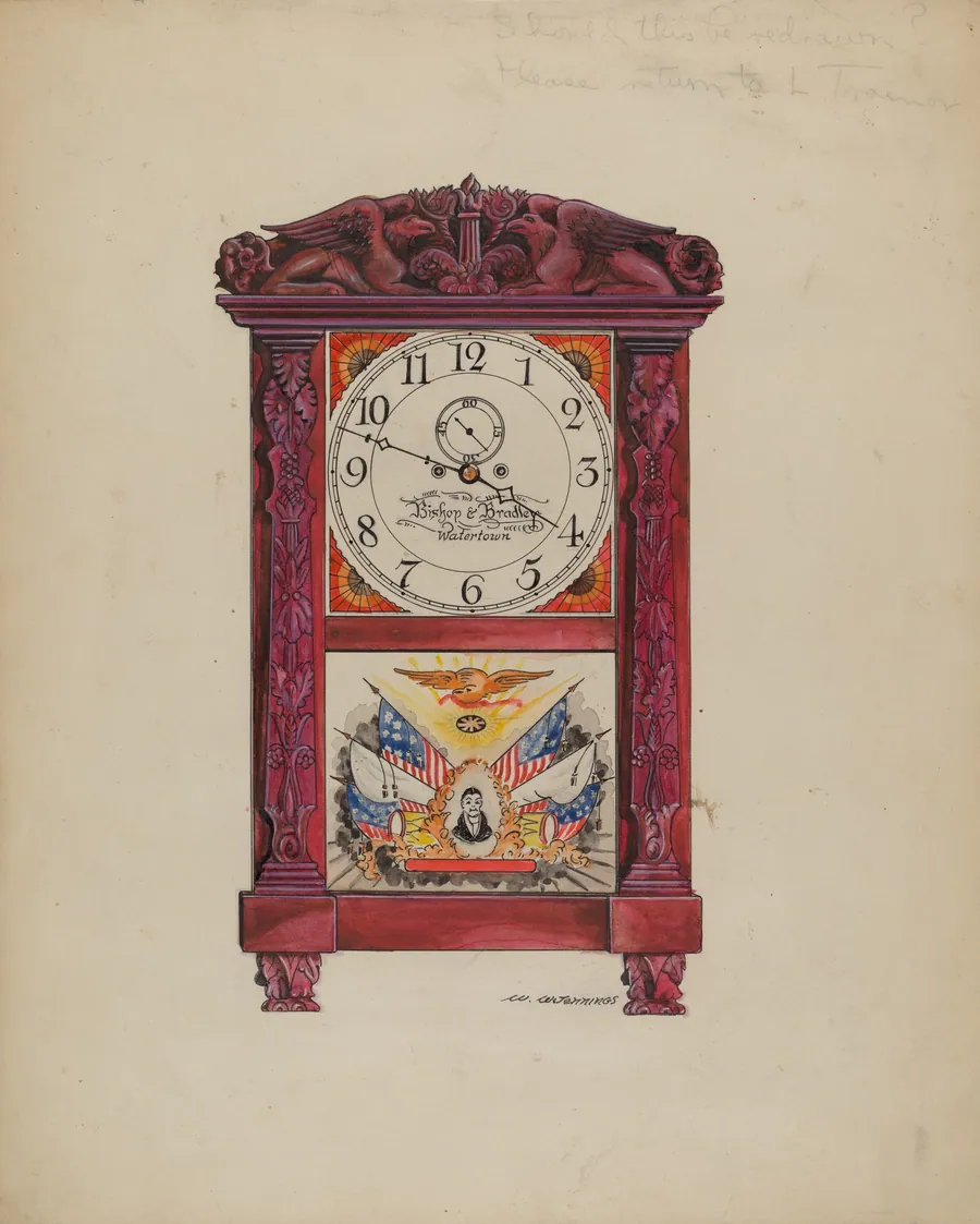 Clock, Eight Day by Walter W. Jennings