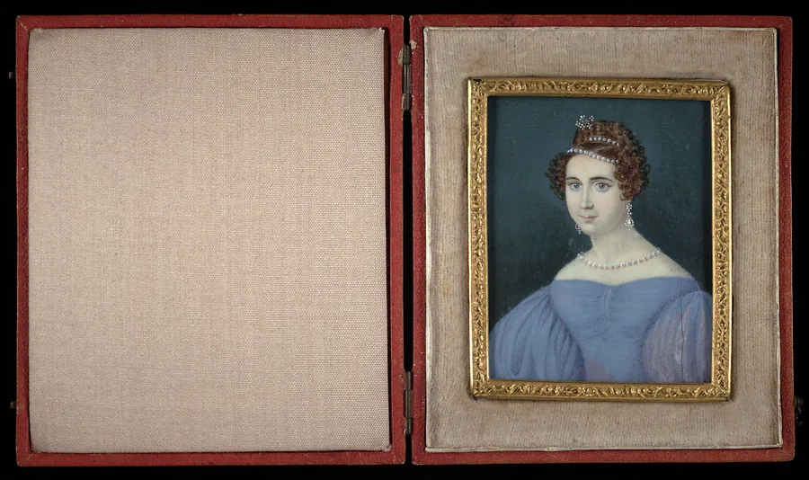 Dama rubia de la familia Canals by Unidentified (Puerto Rican)
