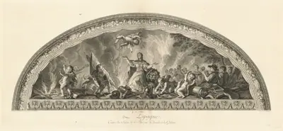 L'Espagne Cintre du Salon de la Paix sur l'Arcade de la Galerie (Spain, Center of the Salon of Peace in the Gallery's Arcade) [pl. 47]
