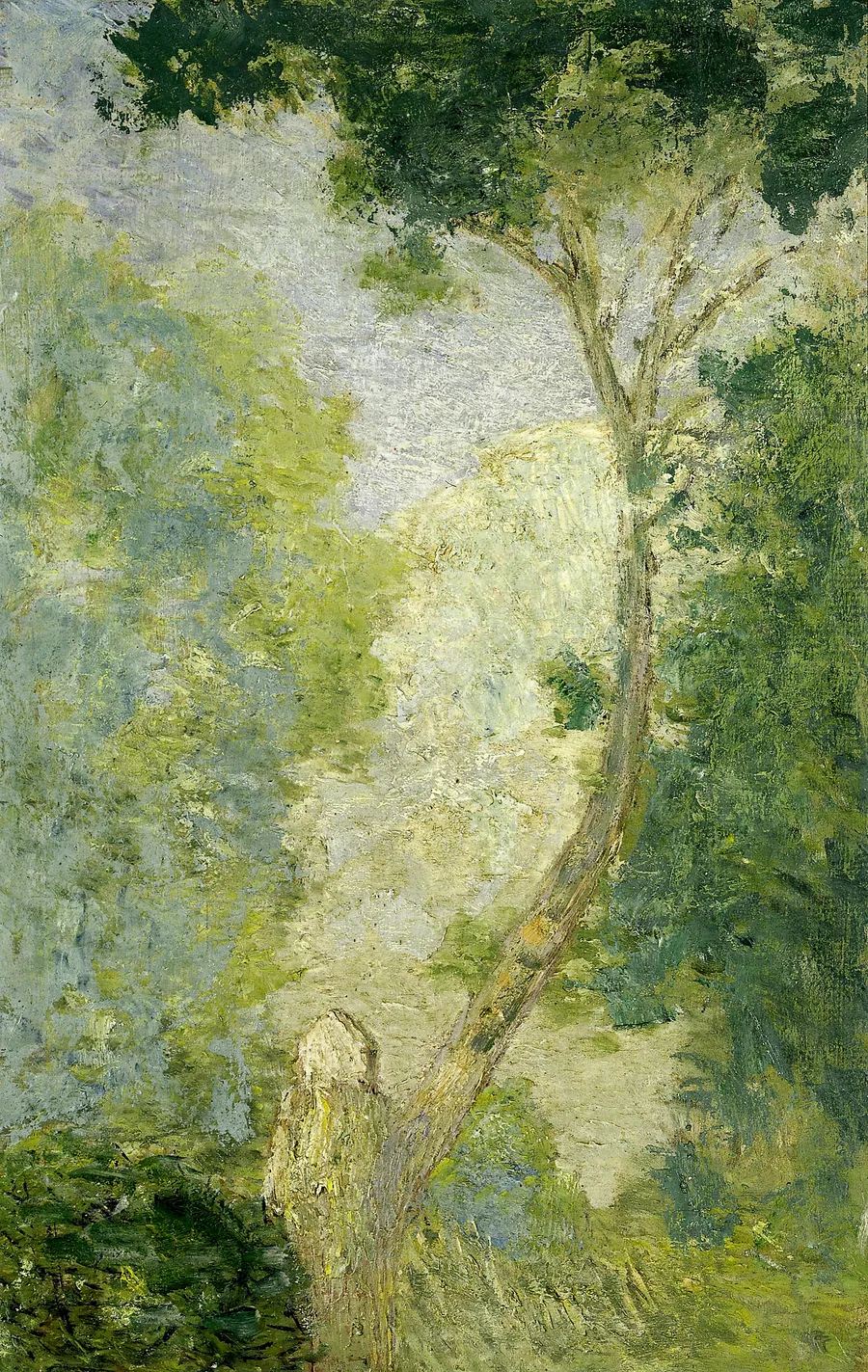 (Landscape) by J. Alden Weir, born West Point, NY 1852-died New York City 1919