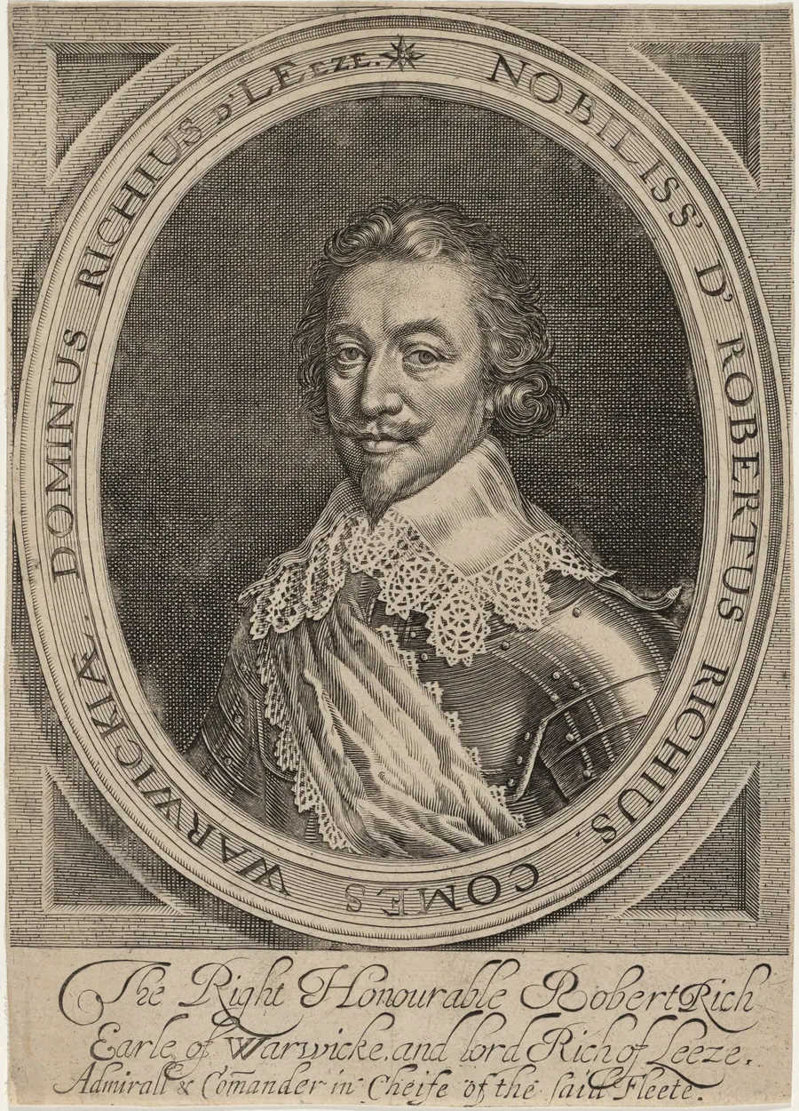Robert Rich, Second Earl of Warwick by Robert van Voerst