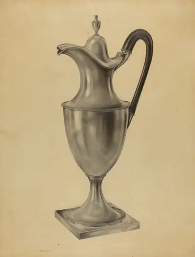 Silver Hot Water Pot