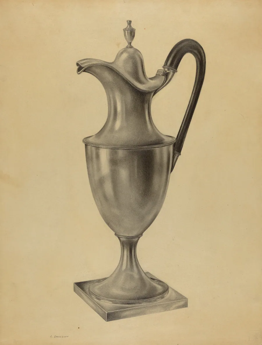 Silver Hot Water Pot by Leo Drozdoff