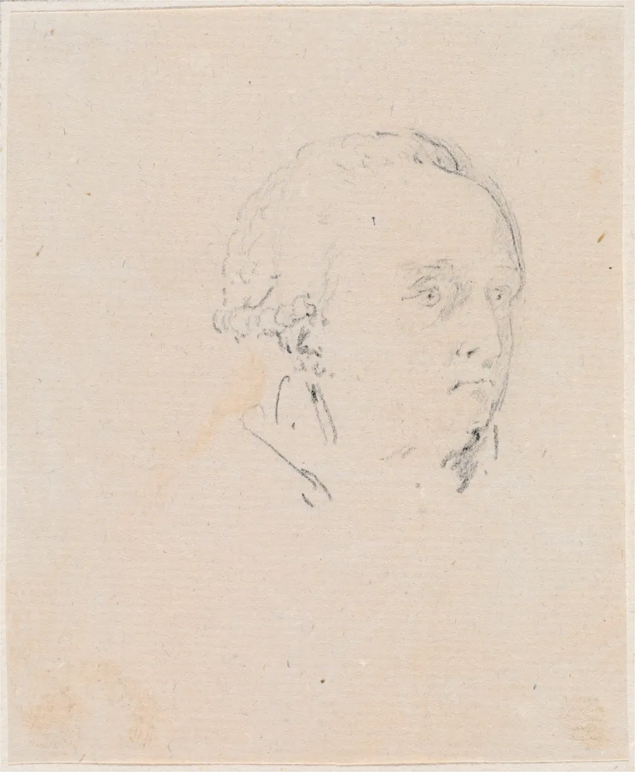 Head of a Man by Hubert Robert