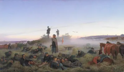 Morgenen efter slaget ved Isted den 25. juli 1850