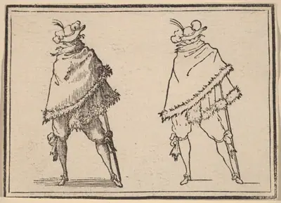 Gentleman Wrapped in his Mantle