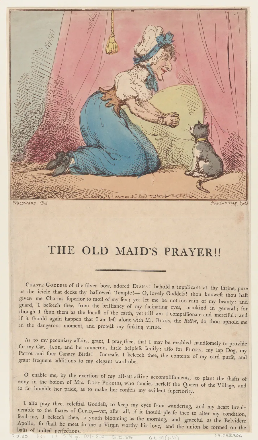 The Old Maid's Prayer!! by George Murgatroyd Woodward
