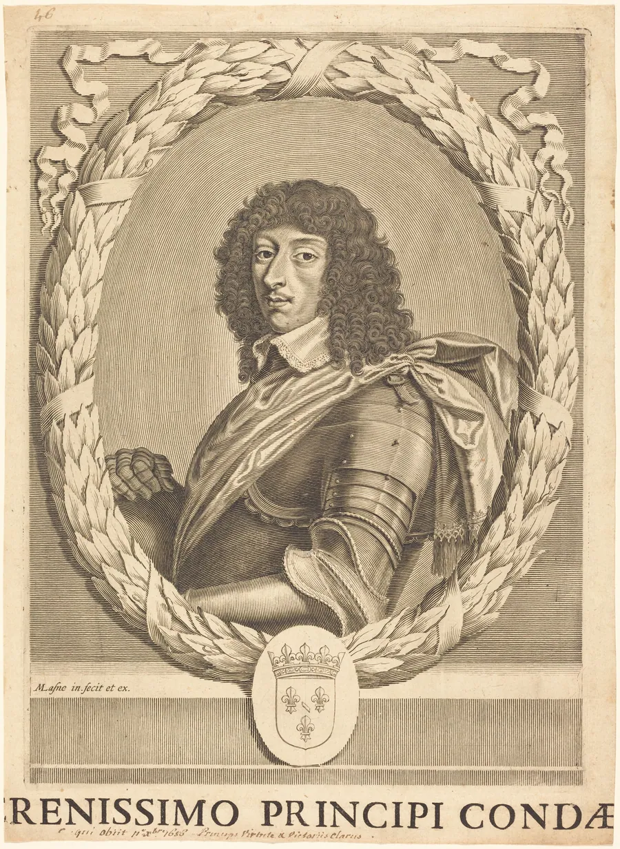Louis II de Bourbon by Michel Lasne