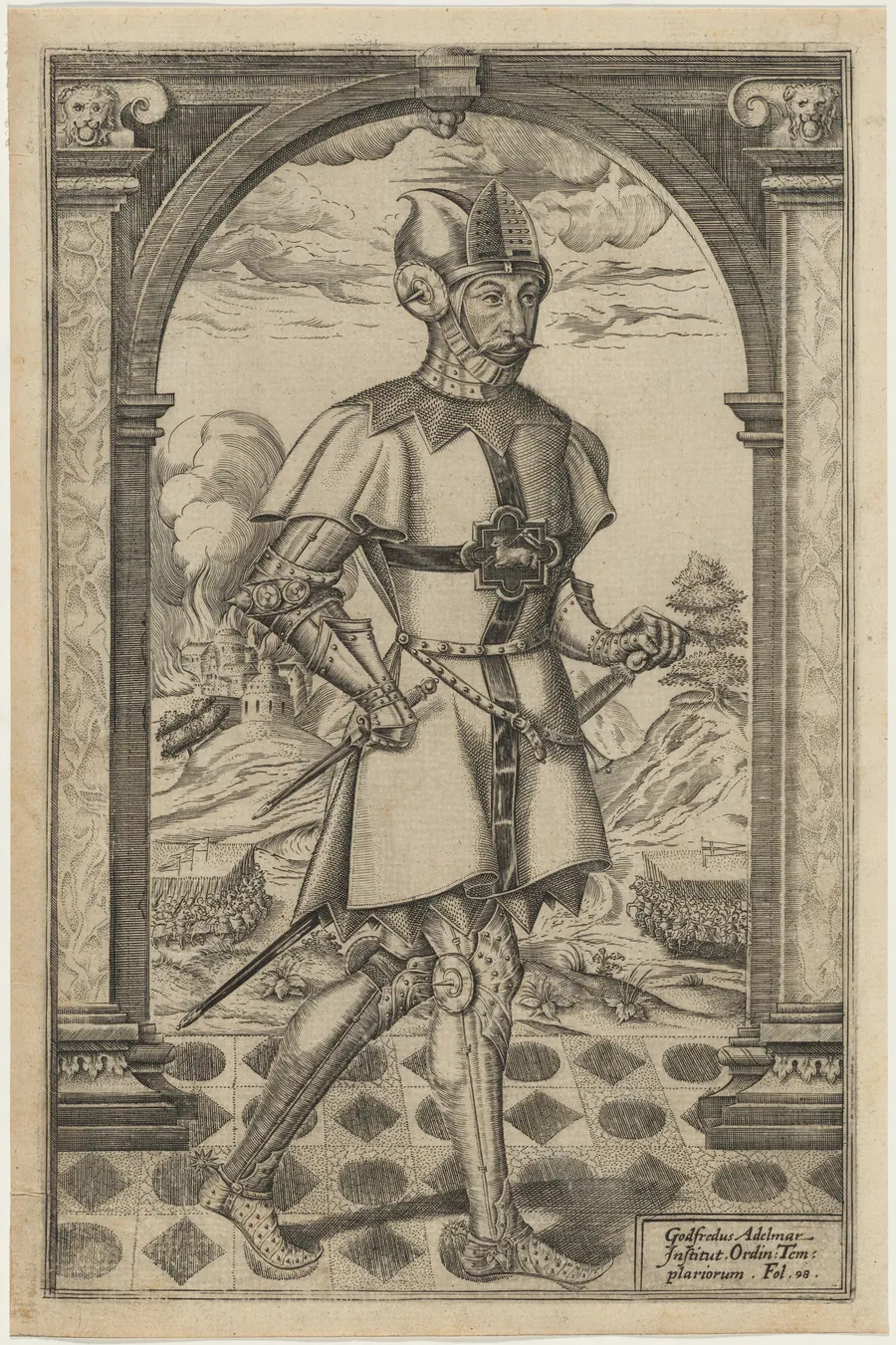 Godfredus Aldemarus Alexandrino (Godfrey Adelmar) by William Rogers