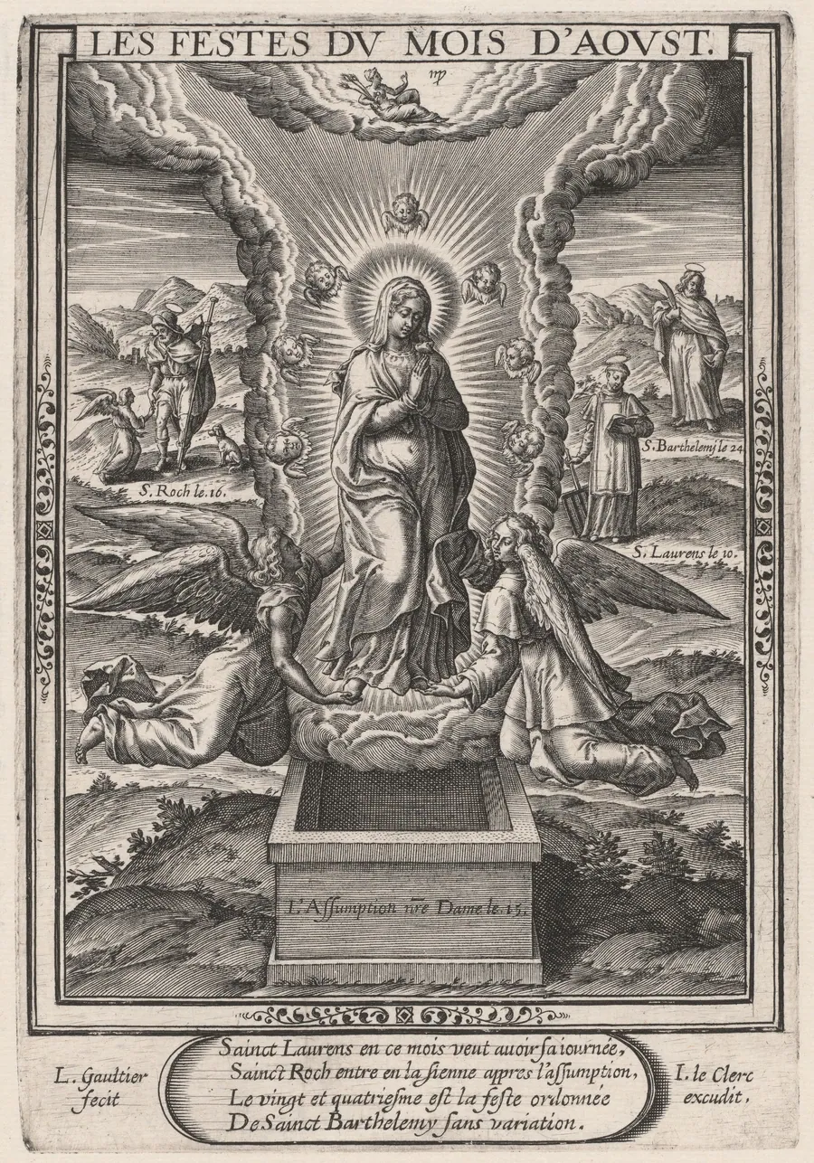 Les Festes du mois d'Aoust (August: The Assumption) by Léonard Gaultier