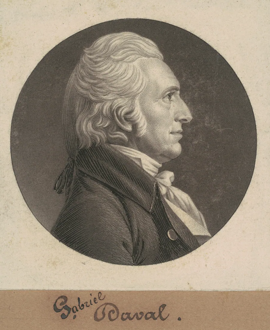 Gabriel Duvall by Charles B. J. Févret de Saint-Mémin