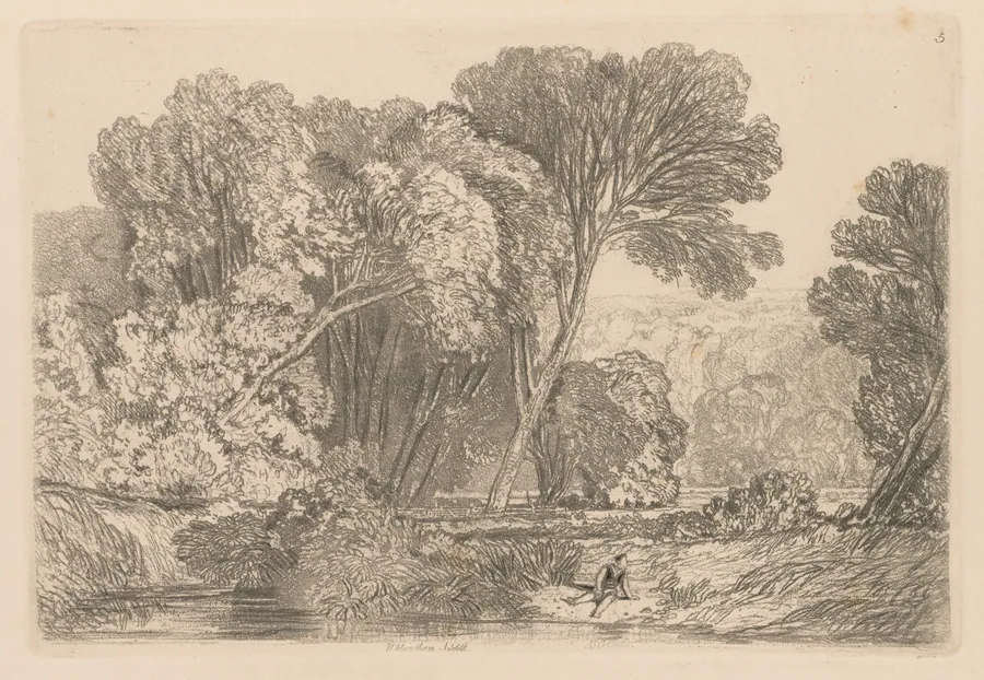 Liber Studiorum: Plate 5, Walsingham, Norfolk by John Sell Cotman