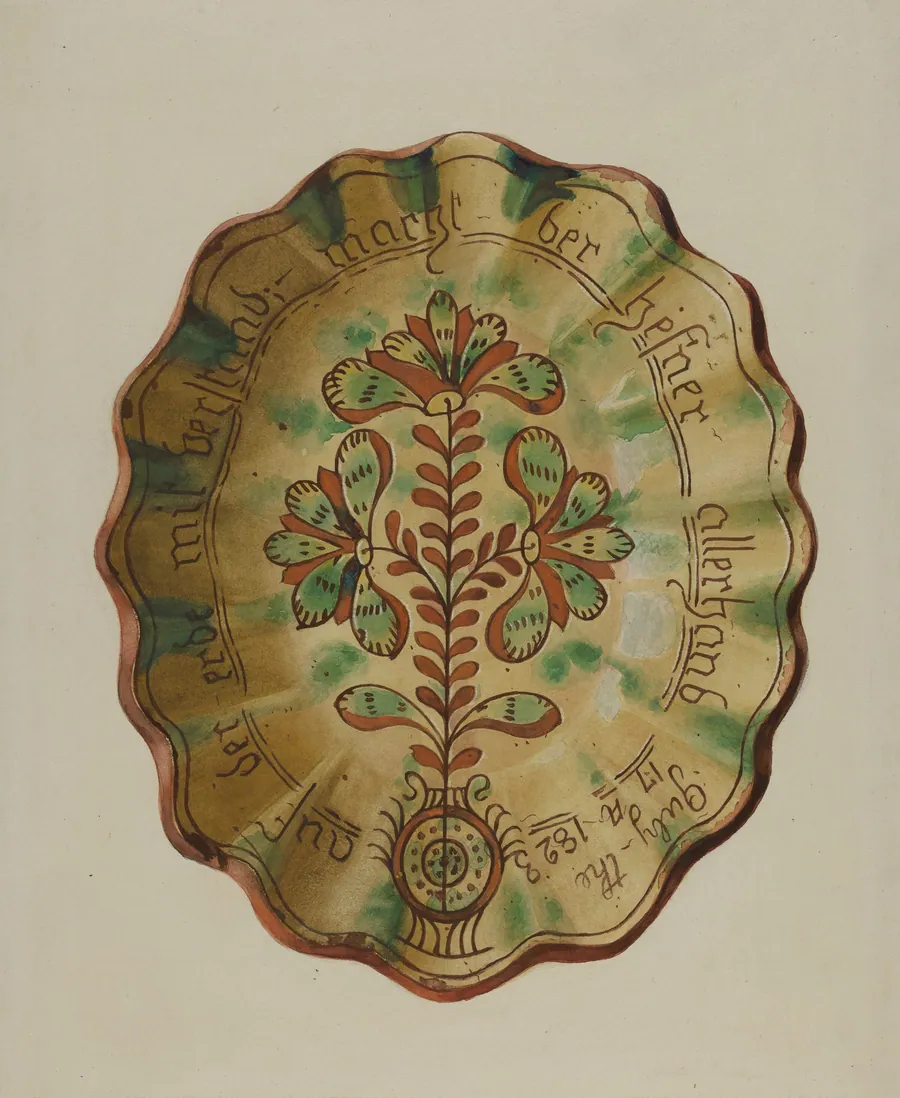 Pennsylvania German Dish by Albert Levone