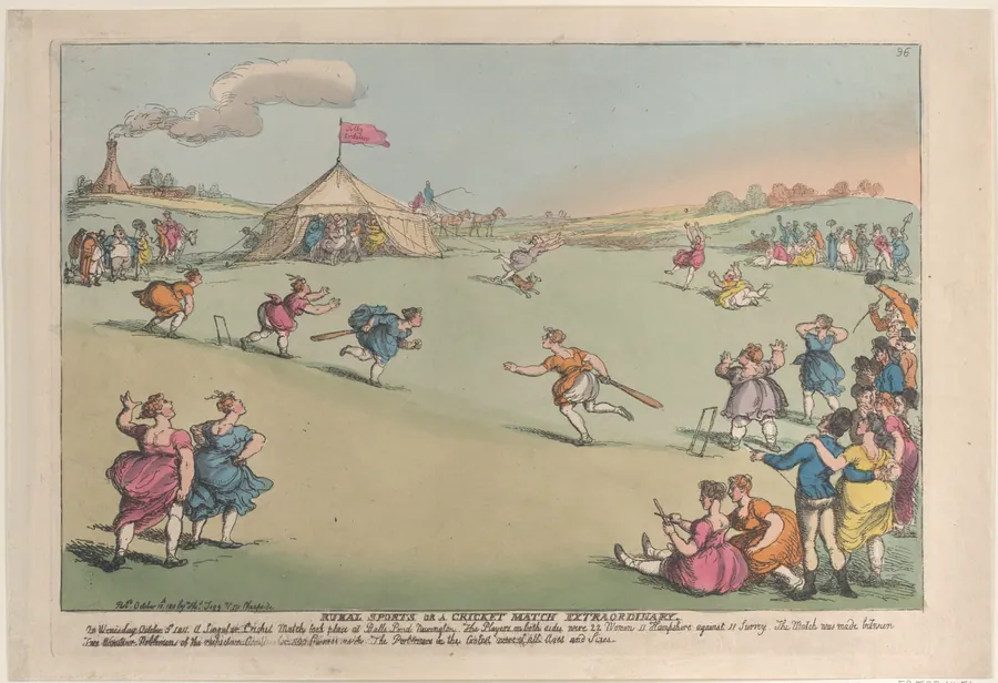 Rural Sports or a Cricket Match Extraordinary by Thomas Tegg