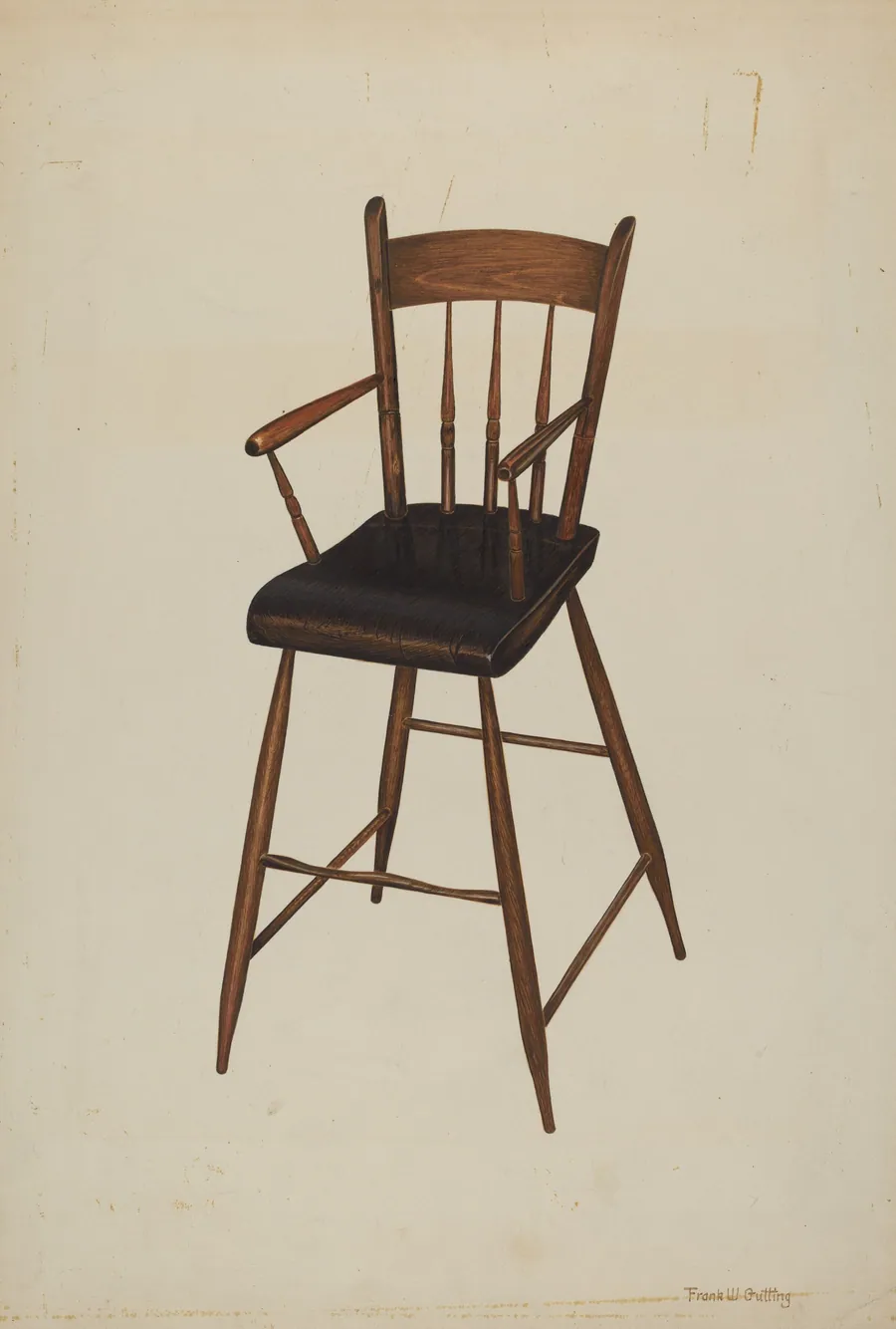 High Chair (for infants) by Frank Gutting