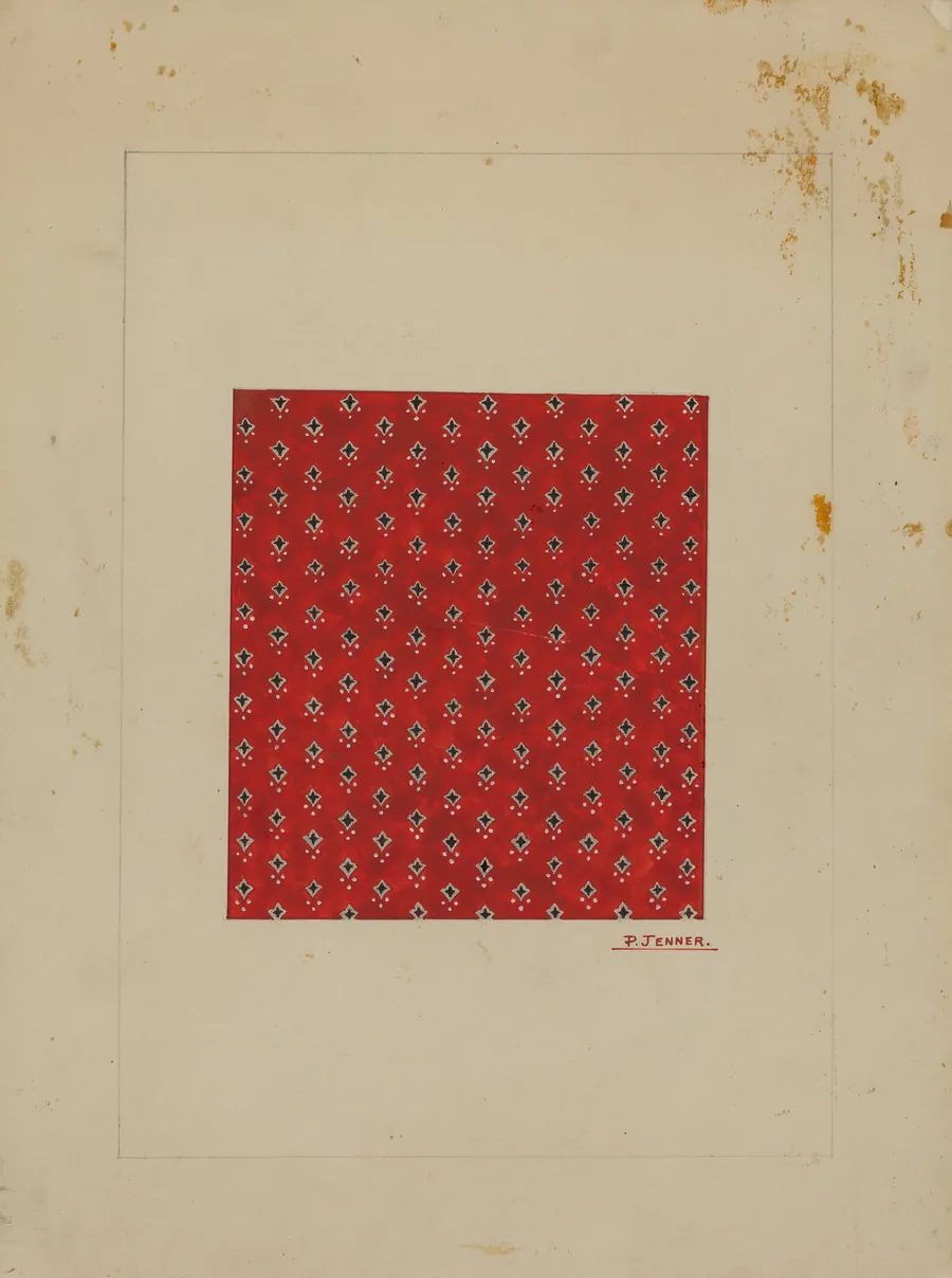 Homespun Cotton Textile by Percival Jenner