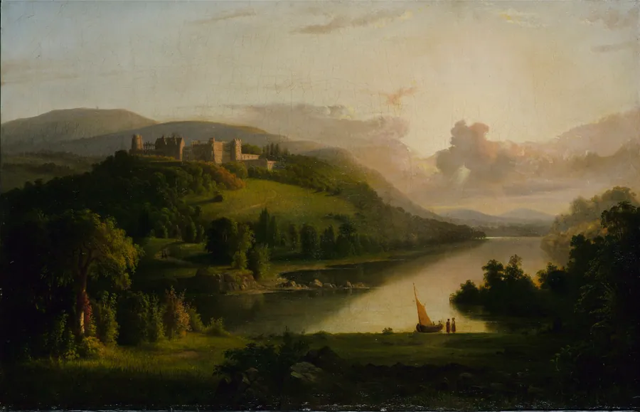 Scotch Highlands by Robert S. Duncanson, born Fayette, NY 1821-died Detroit, MI 1872