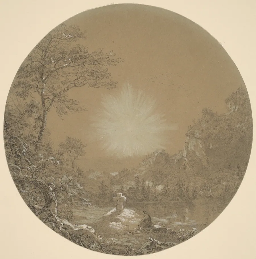 The Cross in the Wilderness by Thomas Cole