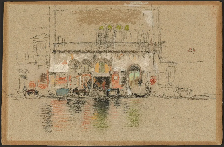The Palace; white and pink by James McNeill Whistler