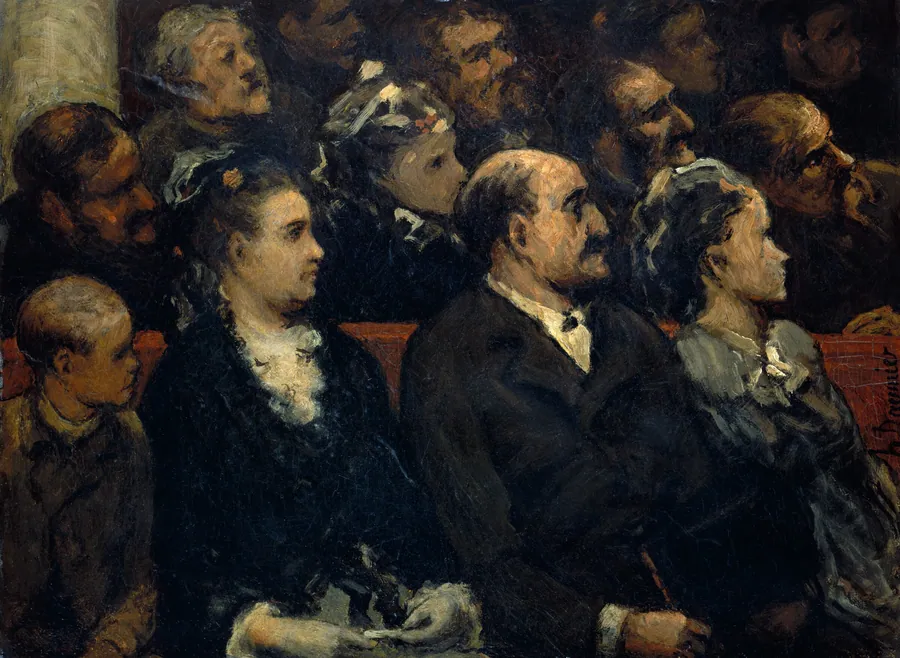 French Theater by Honoré Daumier