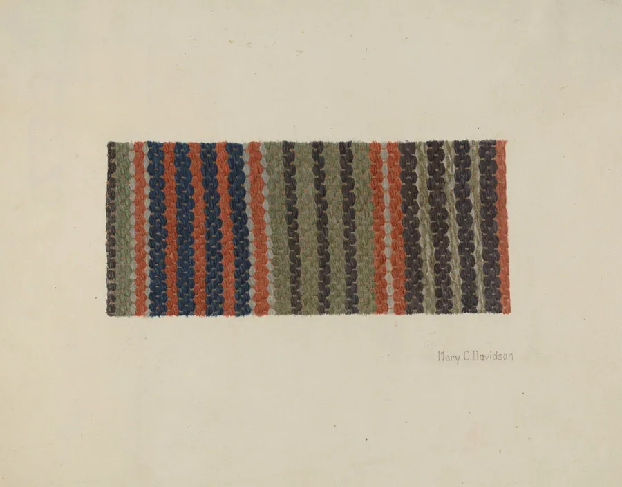 Woven Textile by Mary C. Davidson