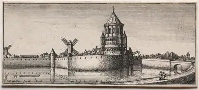 Moated Town Gate