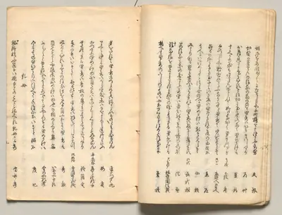 Spread Seventeen from Volume Four of People of Japan in Light Verse (Kyōka)