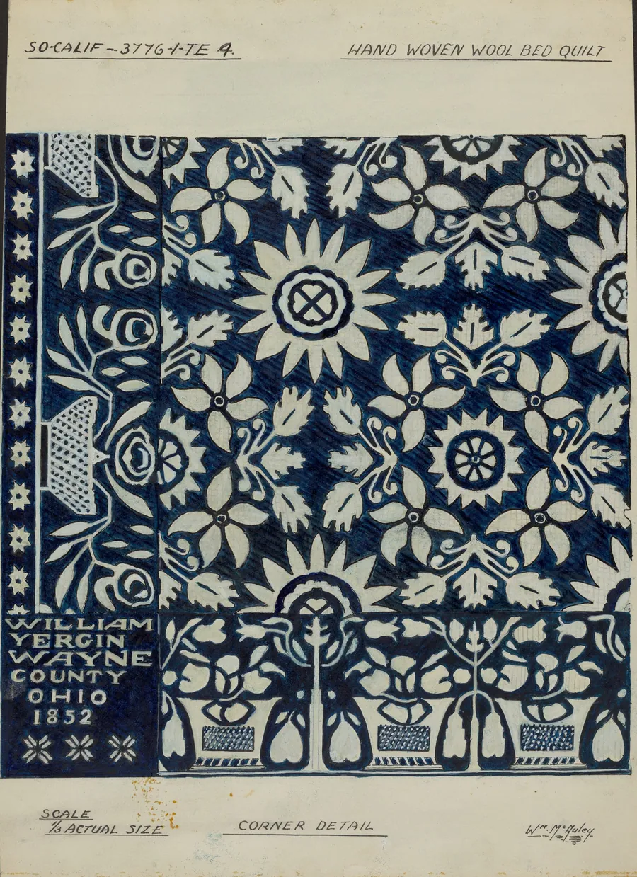 Woven Coverlet by William McAuley