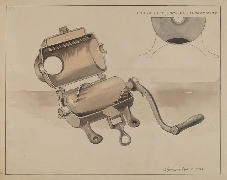 Sausage Grinder by J. Howard Iams