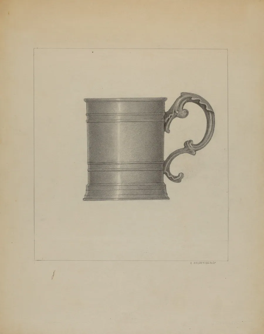 Pewter Mug by Arthur Zaidenberg