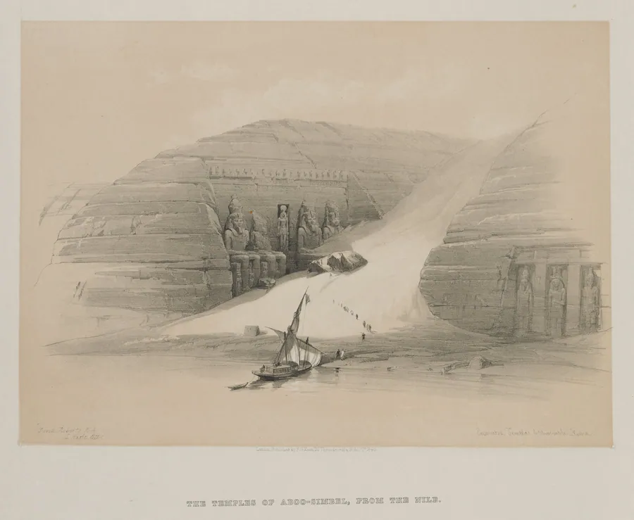 Egypt and Nubia, Volume II: Excavated Temples of Abo Simble, Nubia by Louis Haghe
