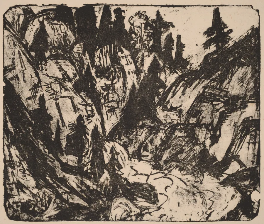 Rocky Stream by Ernst Ludwig Kirchner