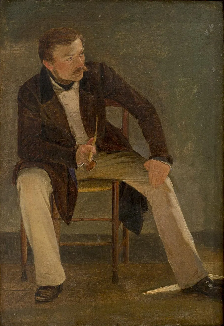 Maleren Constantin Hansen by Albert Küchler