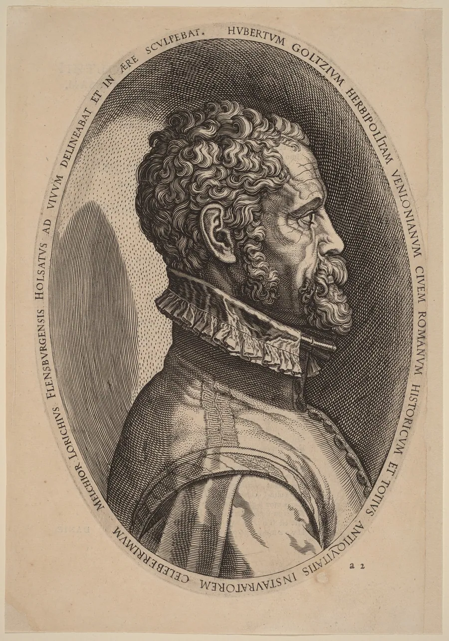 Hubert Goltzius by Melchior Lorch