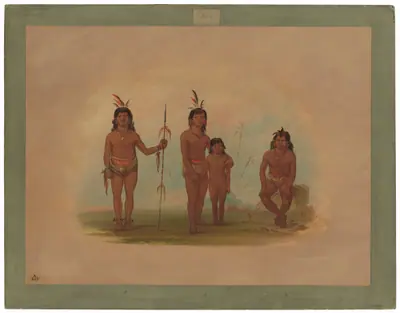 Four Goo-a-give Indians