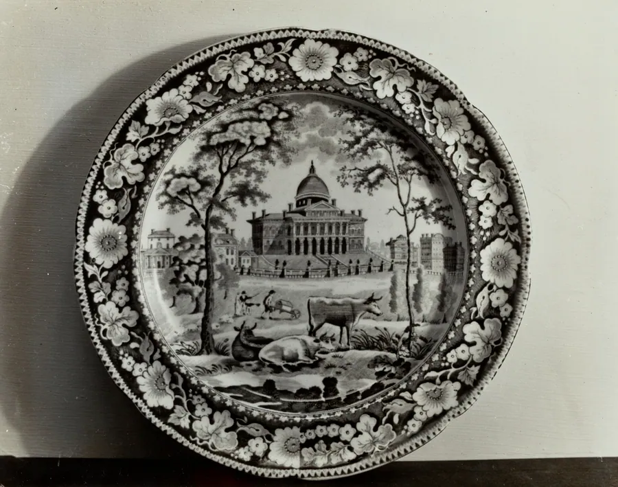 Plate - "Boston State House" by Helmut Hiatt