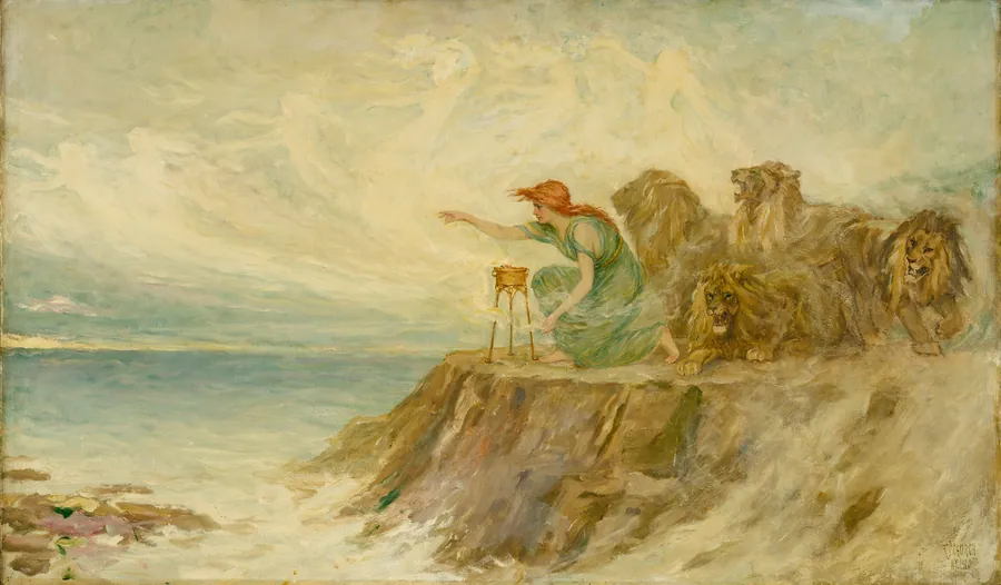 Circe by Frederick Stuart Church, Grand Rapids, MI 1842-New York City 1924