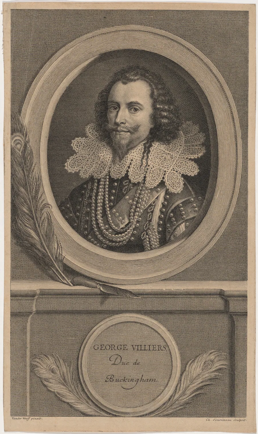 George Villiers, Duke of Buckingham by Charles Simonneau
