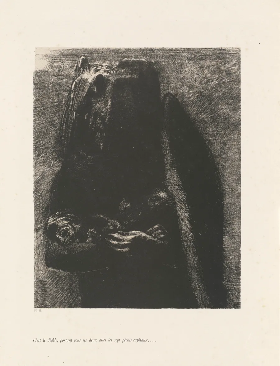 C'est le Diable by Odilon Redon