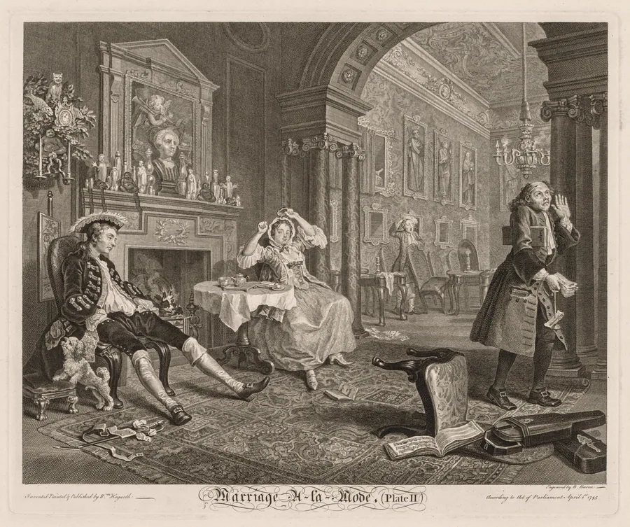 The Tête à Tête by William Hogarth