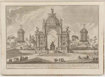 The Seconda Macchina for the Chinea of 1756: The Temple of Ceres