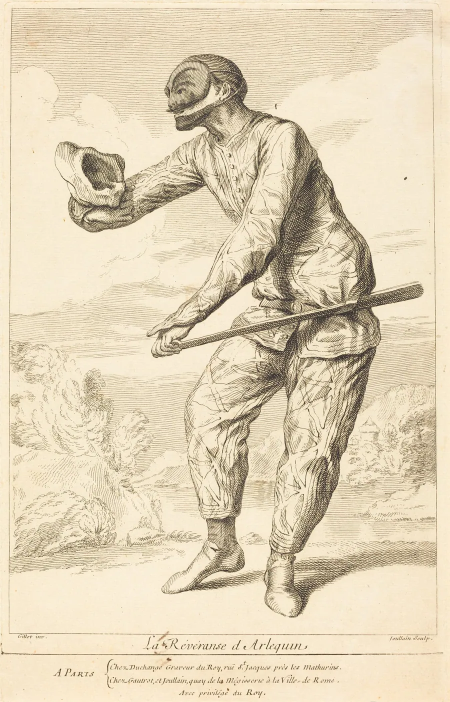 La Révéranse d'Arlequin by François Joullain